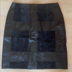 Alfani leather pencil skirt